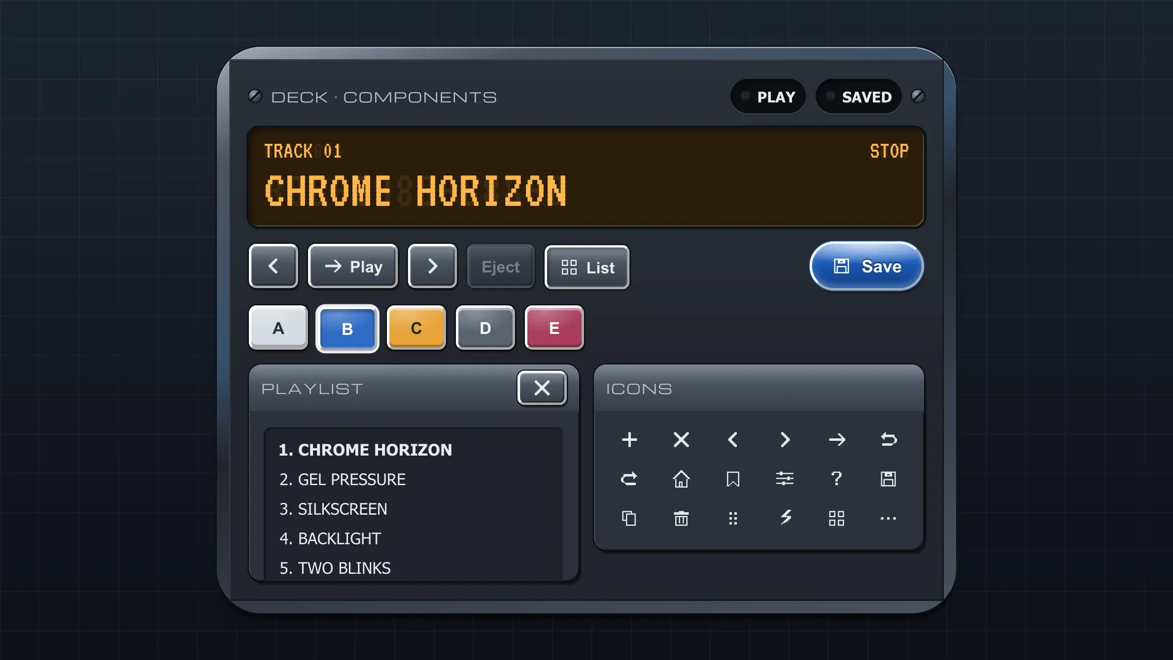 Frontpanel screenshot