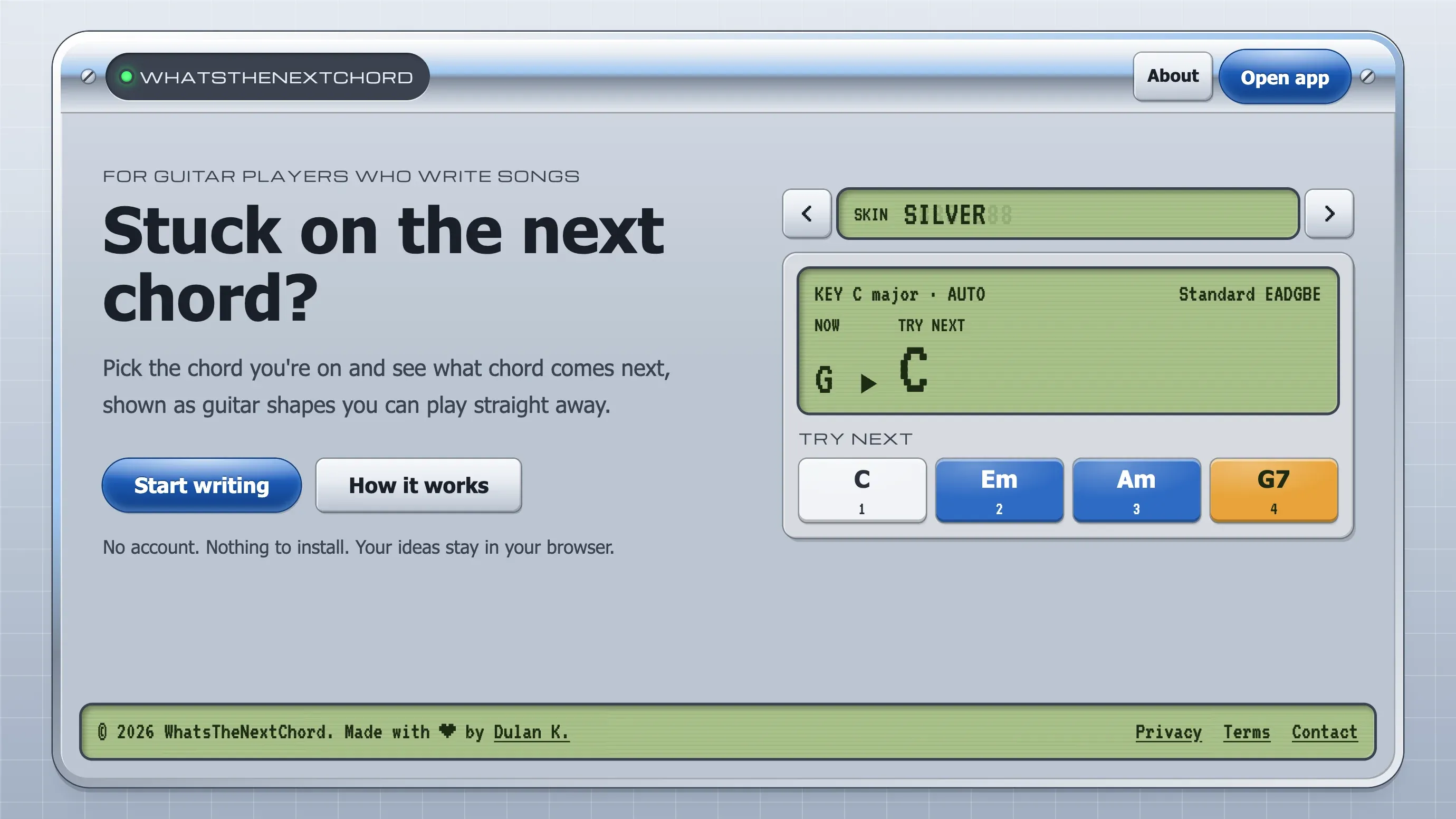 WhatsTheNextChord screenshot